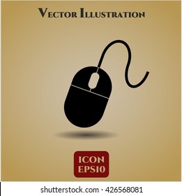 mouse icon vector symbol flat eps jpg app web concept website