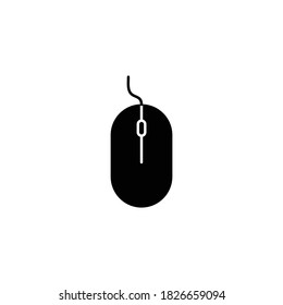 Vector de icono del ratón, ilustración del símbolo del ratón
