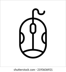 Mouse icon vector template illustration
