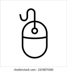 Ilustración del vector de icono del ratón