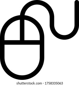 mouse icon vector for web and apps