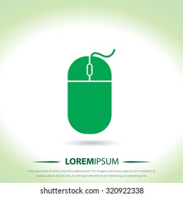 Mouse icon for web and mobile