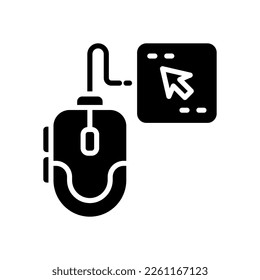 icono del ratón para tu sitio web, móvil, presentación y diseño de logotipo.