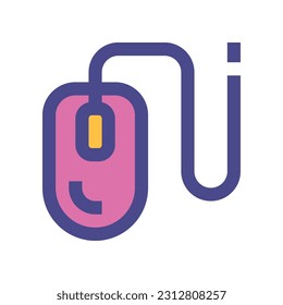 icono del ratón para tu sitio web, móvil, presentación y diseño de logotipo.