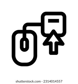 mouse icon for your website, mobile, presentation, and logo design.