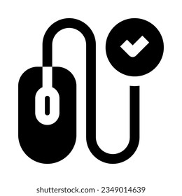 icono del ratón para tu sitio web, móvil, presentación y diseño de logotipo.