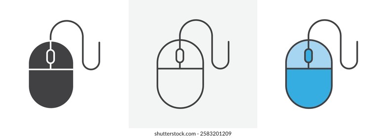 Mouse icons pack for website designs