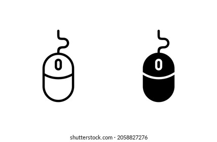 Mouse icons set. click sign and symbol. pointer icon vector.