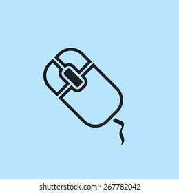 mouse icon.vector illustration.