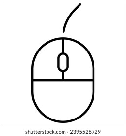 Mouse, Information technology line icon design