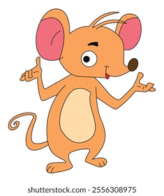 Mouse isolated on a white background