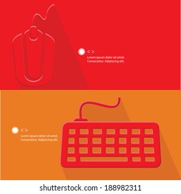 Mouse & Keyboard,vector