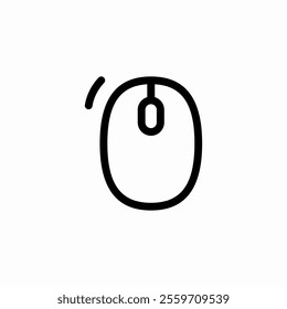 mouse left click icon sign vector