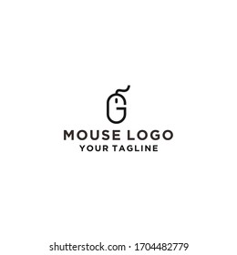 Mouse Letter G Logo design