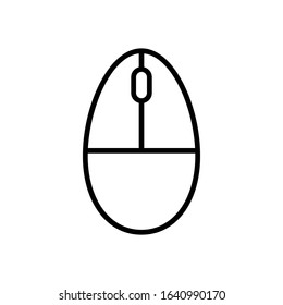 mouse line art vector icon - ui icon vector