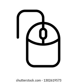 mouse line icon 