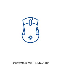 Mouse  line icon concept. Mouse  flat  vector symbol, sign, outline illustration.