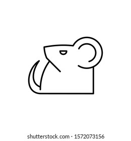 Mouse line icon. Icon design. Template elements