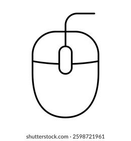 Mouse Line Icon. Device, Technology, Smart Device, AI Line Editable Stroke Icons