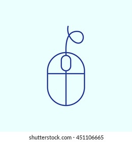 Mouse Line icon. Eps-10.