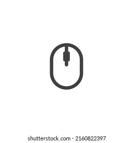 Mouse line icon. linear style sign for mobile concept and web design. Mouse outline vector icon. Symbol, logo illustration. Vector graphics
