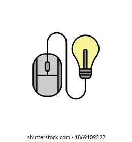 mouse line icon. Signs and symbols can be used for web, logo, mobile app, UI, UX