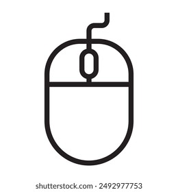 Mouse line icon. vector illustration.