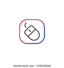 Mouse  - Line Vector Icon