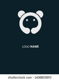 mouse logo design template. flar color sign. Universal vector icon