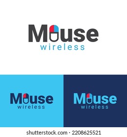 Mouse-Logo-Design, Vektorgrafik-Vorlage,