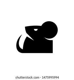 Mouse Logo. Icon design. Template elements