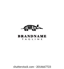 plantilla de diseño de icono de logotipo de ratón ilustración simple vectorial moderna