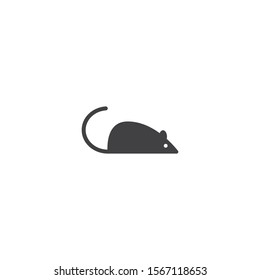Mouse logo icon Vector illustration design