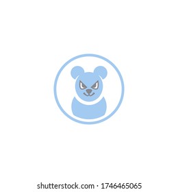 Mouse logo vector design, isolated on white background.