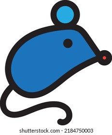 Mouse for make laboratory experiment icon vector