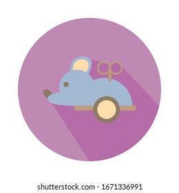 Vektorillustration-Design für Mausmechaniken-Spielzeugblöcke