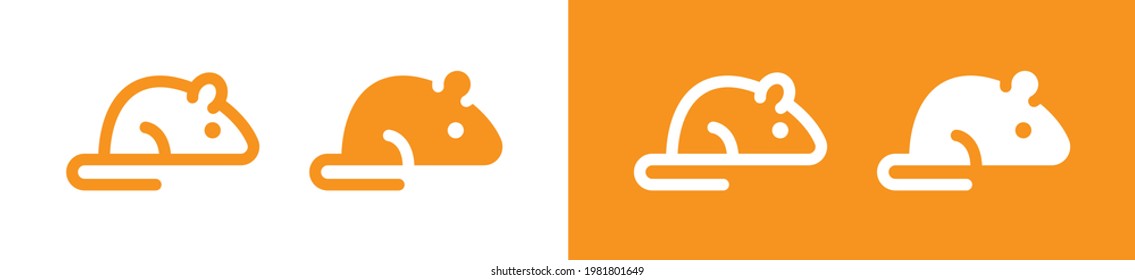 Mouse, mice, rodent collection - vector illustration
