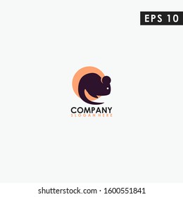 Mouse Modern Logo Design Isolated In Shape Colour Vector Template Illustration