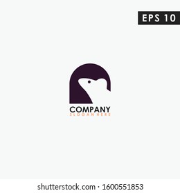 Mouse Modern Logo Design Isolated In Shape Colour Vector Template Illustration