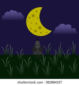 MOUSE AND MOON