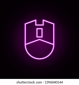 mouse neon icon. Elements of internet things set. Simple icon for websites, web design, mobile app, info graphics