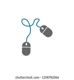 Mouse and online education icon. Element of education icon for mobile concept and web apps. Detailed Mouse and online education icon can be used for web and mobile