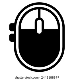 Mouse Online learning icon illustration