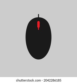 Mouse optical modern computer desk logo icon illustration