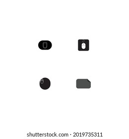 mouse pad icon stock illustration design