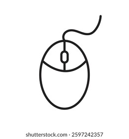 mouse pad icon vector. computer mouse illustration background