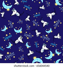 mouse pattern for textiles,  nursery, Wallpaper, printing products