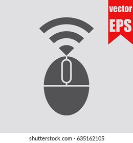 Mouse pc icon infographic isolated in flat style.Vector illustration.