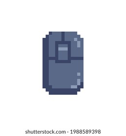 С Symbol für die Pixelkunst des Computers. Desktop-PC-Maus. Design für mobile App, Logo, Web, Aufkleber. Einzige Vektorgrafik. 8-Bit.