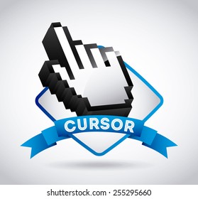 mouse pointer design, vector illustration eps10 graphic 
